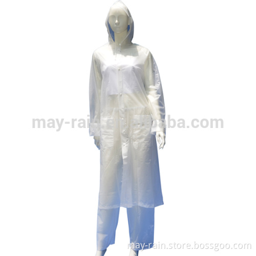 woman pvc raincoat